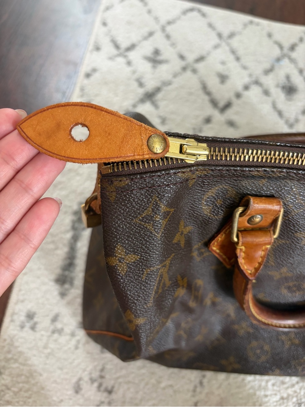 Louis Vuitton Speedy 30 Monogram Canvas Bag - Vintage - Picture 5 of 12